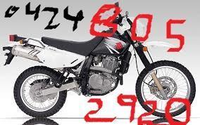 cartel de dr 650