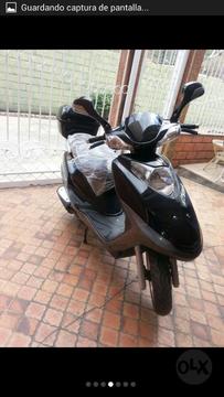 Vendo Moto Hj Automática 2014 Unica Duen