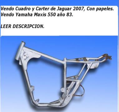 Vendo Cuadro y Carter de Jaguar 2007. Yamaha maxis 550. VER