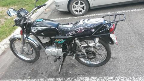 Moto Suzuki Ax100 Negra