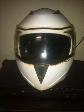 Casco De Moto Integral Abatible Doble Visor talla M marca Evos