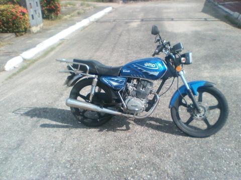 moto MD azul aguila 150cc