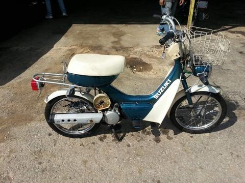 moto de coleccion FA50 Suzuki