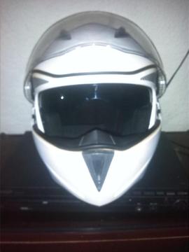 Casco De Moto Integral Abatible Doble Visor talla M marca Evos 650mil