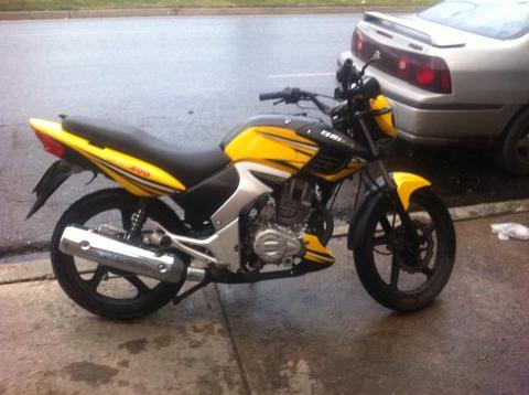 Vendo Moto Bera BRZ 200 Año 2012