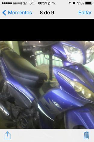 Vendo Moto Bera X1 Año 2012