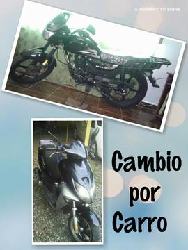 Moto Um Max 150 Cambio por Carro