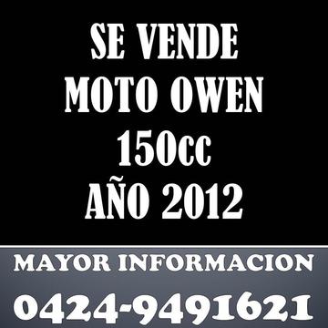 Moto Empire Owen 150 año 2012