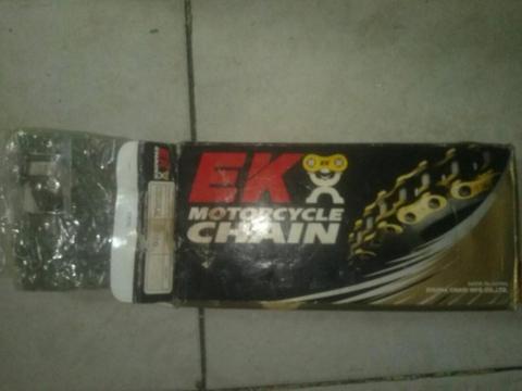 cadena reforzada ek motorcycle chain