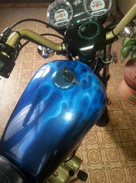 Moto Owen Negro Perla Blue
