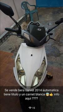 bera corvet automatico 2014 blaco titulo y un carnet fina