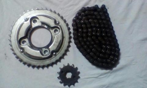 Cadena Plato Y Piñon para Moto 150