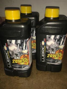 Aceite para Carro Y Moto 20w50 Sellado