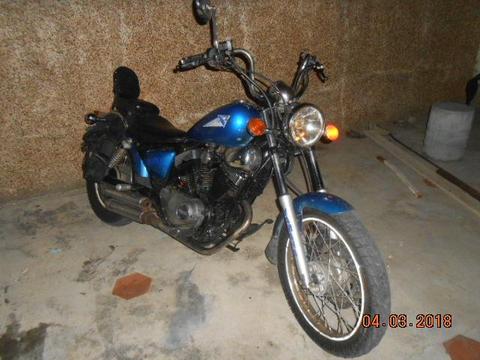 moto virago 250 papeles en reglas es puerto libre