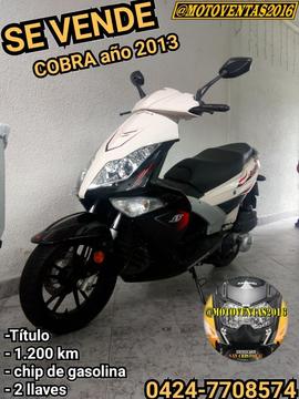 Nueva Moto Cobra 2013 con Chip Gasolina