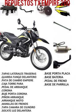 ECONOMICOS REPUESTOS DE MOTO TX 200 USADOS 100 FUNCIONALES / 04246063564