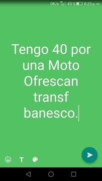 Busco Moto Tengo 40