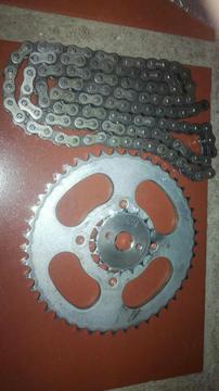 Relacion para Moto 45t 15t