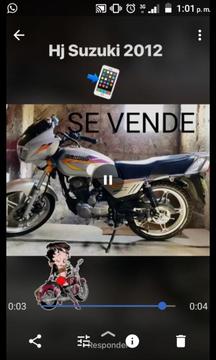 Vendo Moto Shusuki Hj