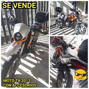 Moto Tx 2013 con Accesorios